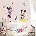 LS-strong(TM) Mickey Mouse Minnie Duck Vinyl Mural Wall Sticker Decals