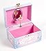 Kids Pink / Blue Ballerina Musical Jewellery Box / Chest - Lucy Locket