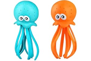 0XBIT Octopus Water Bombs, 2 Pieces Water Toy, Reusable Water Bombs, Water Animals with Water Bomb Effect, Pool Toy, Suitable for Swimming Pools, Swimming Pools, Bathtubs
