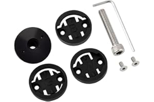YAPKOLV Supporto per Manubrio e Attacco Vorbau per Garmin Edge 200, 500, 540, 800, 830, 840, 1000, 1030, 1040 Plus, Compatibile con Bryton 310T, 530T, 830T e WAHOO (3 Tipi)