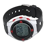 SSG Red, Grey and Black Waterpoof Pulse Heart Rate Monitor Wrist Watch Calorie Counter Outdoor Cycling Sport Exercise