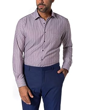 ETERNA Langarm Hemd MODERN FIT Twill gestreift