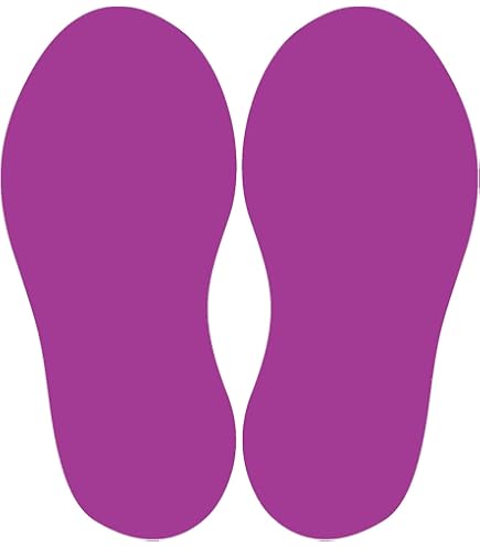 Adesivi Pavimento Impronte Verdi - 10 Coppie Per Distanziamento Sociale, Antiscivolo R10 - Foto 2