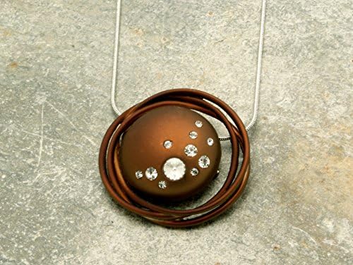 FN72 Brown Saturn Necklace