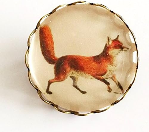 The Fox Brooch Vintage Style Pin/Badge Animal Wildlife Nature Jewellery NEW