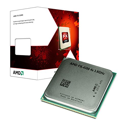 tronics24 Aufrüst-PC | AMD FX-4300 4x 3.8GHz Quad-Core | 4GB DDR3-RAM PC-1333 | ATI Radeon HD3000 512MB | Asus M5A78L-M LX3 Mainboard mit AMD 760G Chipset | Gigabit-LAN | Soundkarte - 3