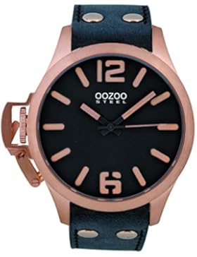 Oozoo Steel OS258 XXL Damenuhr grau-rosé