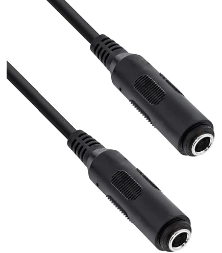 Adattatore doppia Jack 3,5 mm maschio, Connettore Audio Jack Cuffie Stereo
