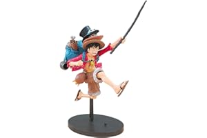 FISAPBXC One Piece Luffy Figura de Acción,Modelo de Personaje de Anime Juguetes,Anime Estatua,Figura de acción de Anime,Collectibles Toy PVC Figure Adornos de Escritorio(20cm)