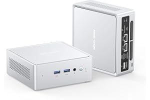 MINIS FORUM Mini PC NAB8 Plus, processeur Core i7-12800H 14 cœurs 20 Fils jusqu'à 4,8 GHz, 32 Go DDR4 / 1TB NVME SSD, HDMI/DP/USB4/2.5G RJ45 х 2, Wi-FI 6E, BT 5.3, Soutenir Oculink