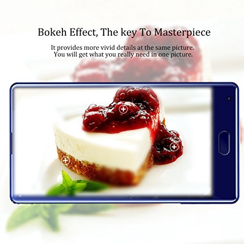 Moviles Libres Baratos, DOOGEE MIX Smartphone Libre,4G Android 7.0 Teléfono Celular(6GB RAM + 64GB Rom, Dual Cámara 8 MP+16MP,MediaTek Helio P25 2.5GHz, 5.5 Pulgadas AMOLED HD Pantalla,3380mAh Batería)Huella Dactilar Móvil Libre - Azul