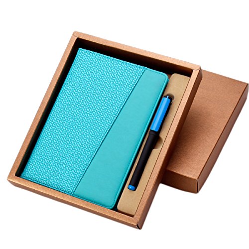 PDFGO Notebook Business Notebook A5 Minimalistic Business Notepad Padded Office Color Stationery Set,F-150*210*25mm