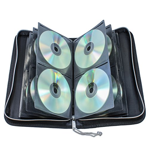 Vivanco CD/DVD-Tasche Polyester, Blue-ray Case, Wallet, Ordner für 48 CDs schwarz - 2