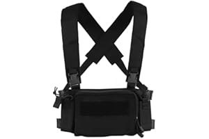 Huenco Camouflage Gilet Tactique Airsoft Ammo Poitrine Rig 5.56 9mm Magazine Carrier Combat Tactique Militaire