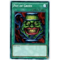 Yu-Gi-Oh! Pot Of Greed Card - 1st Edition Common From Yugi's Legendary Decks
