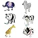Produktbild Ballon - SODIAL(R)6pcs Kind Party Tier Ballon- inklusive Bulldogge, Giraffe, Zebra, Elefant, Panda, Kuh