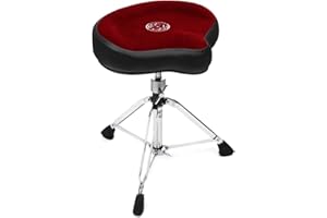 ROC-N-SOC Roc n Soc Drum Stool Throne With Custom Base Red