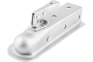 Trailer Hitch,Trailer Tow Hitch 500kg Trailer Hitch Tow Hitch Trailer Towing Hitch Pissente Trailer Coupling, 50mm Trailer Hitch Coupling Heavy Duty Steel Unbraked Coupling