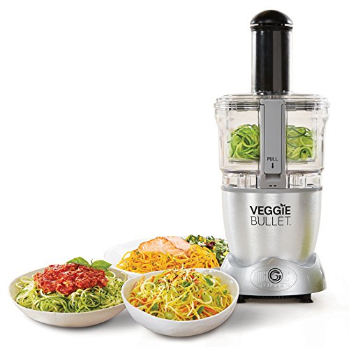 NutriBullet 10 880 Veggie Bullet Spiralschneider – Profi für gesunde Fertiggerichte, silber - 2
