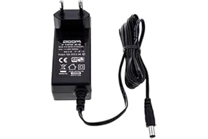 ZOOM AD-19 EU Zasilacz 12 V/2 A do F8n Pro, F8n, F8, F4, G11, LiveTrak L-12/L-20/L-20R, TAC-8, UAC-8 – niezawodne źródło zasilania dla profesjonalistów audio