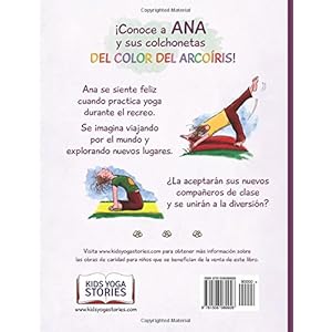 Ana y sus colchonetas del color del arcoíris
