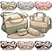 5pcs Baby Nappy Changing Diaper Bag SET & 1pcs Special Bag Organiser by BabyHugs - 6PCS in total (Sage Green)