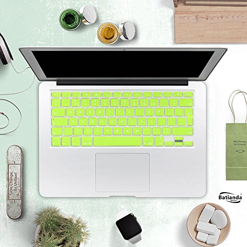 Batianda – 3 in 1 MacBook Pro 15 Gehäuse (keine Retina) Matte Ultra dünne Hard Case Cover & Tastaturabdeckung und Display Schutz für MacBook Pro 15,4 Zoll Non Retina [Modelle: A1286] – Neon Gelb - 7