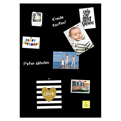 Selbstklebende Tafelfolie 50x70 - schwarz -