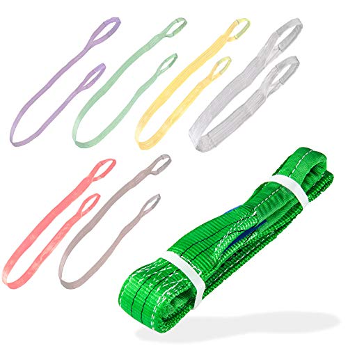 Preisvergleich Produktbild DEMA Hebeband mit Schlaufen 2t - 1m