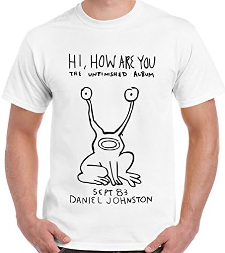 As Worn By Kurt Cobain Hi How Are You Daniel Johnston Mens T-Shirt Nirvana New (XXL)