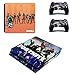 Produktbild THTB Playstation 4 Slim + 2 Controller Aufkleber Schutzfolien Set - Fortnite (2) /PS4 S