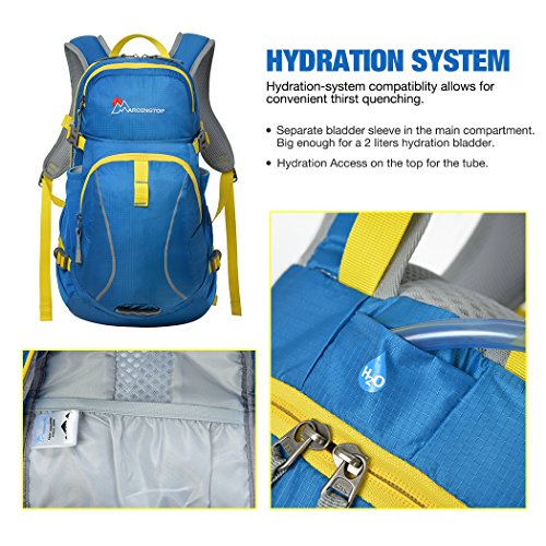 Mardingtop 15L Trinkrucksack Wasserdicht Fahrradrucksack Fahrrad Schulter Rucksack,45X19X12cm - 6