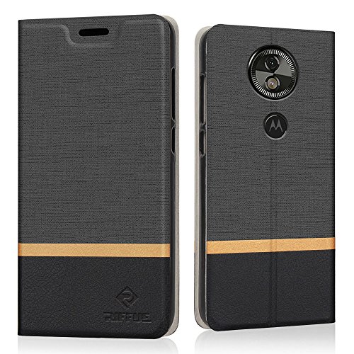 Custodia Portafoglio Con Flip E Supporto Per Motorola Moto G6 Play / E5 - Pelle PU, Chiusura Magnetica, Slot Per Carte - Stampa Delfino