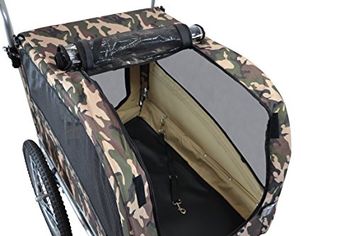 Fahrradanhänger Polironeshop Argo Anhänger und Wagen für den Transport von Hunden Hund Tiere Wagen Caddy Anhänger Fahrrad Jogger Hundewagen - 3