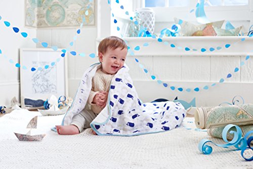aden + anais 6047G Classic Dream Blanket High Seas - 3