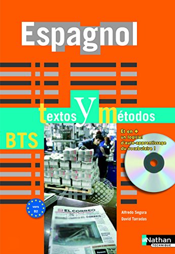 Book's Cover of Espagnol Textos y Métodos  B2  BTS Tertiaires 1 et 2