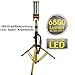 Produktbild AliTronics 60w Stativ Arbeitslicht/ LED Aufgabe-Licht/ LED Bau-Licht, LED-Scheinwerfer, 6500LM, 360° Rundstahl-Beleuchtung, AC100-277V, IP65 wasserdicht