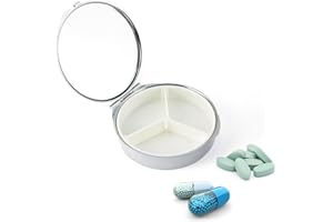 iLamvie 3 Portapillole Portatile Portapillole da Viaggio Portatile Tablet Porta Vitamine Organizer per Borsa Borsa Regalo Da Viaggio