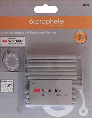 Preisvergleich Produktbild Prophete 0636 Reflektierende Speichenstäbchen - 36 Stück