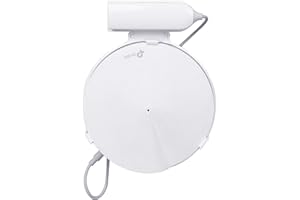 Huafly BECEMURU uchwyt ścienny do stojaka, uchwyt WiFi z systemem doskonałe zarządzanie kablami do TP-Link Deco M9 Plus WiFi (1 opakowanie)
