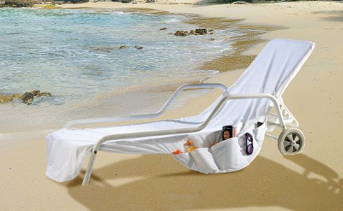 PEARL 2in1-Strandtasche & Liegetuch aus flauschigem Frottee - 5