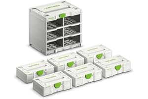 Festool Systainer³ Rack SYS3-RK/6 M 337-Set