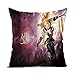 Produktbild Alexander Custom Lux Weich quadratisch unsichtbar Reißverschluss Überwurf Kopfkissenbezug Best Gamer Geschenk, 18x18inch