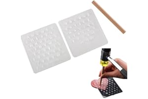 Sanfly Bricolage Anglais Lettre Alphabet Timbre poinçon Ensemble 3 pièces/Ensemble Cuir Artisanat Sculpture gaufrage Timbre Faisant des Outils pour Le Travail Artistique