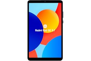 ‎XIAOMI Xiaomi Redmi Pad SE 8,7" + pierścień podtrzymujący i uchwyt – tablet 8,7" LCD (MediaTek Helio G85, 4 GB RAM, 64 GB ROM, WiFi + Bluetooth 5.3, akumulator 6650 mAh), szary (wersja ES)