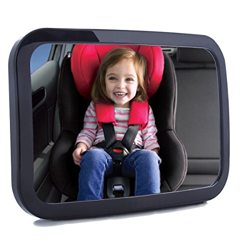 Baby Car Mirror Adjustable Back Seat Shatterproof Rear View Mirror