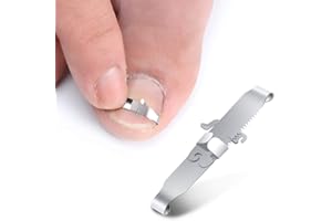 BEZOX 2Pcs Strumenti Per Unghie Incarnite, Fibbia Per Correzione Delle Unghie Dei Piedi Incarnite e Trattamento Della Paronichia, In Acciaio Inox Chirurgico