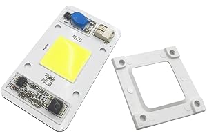 Vrabocry 50W 220V COB High Power weiß 6000k-6500k LED Lampe Chip Integrierte Smart eingebauter Treiber Passend für DIY LED Flutlicht Scheinwerfer