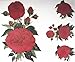 GGSELL fashion latest design extra large tattoo for back red roses temporary tattoo sticker