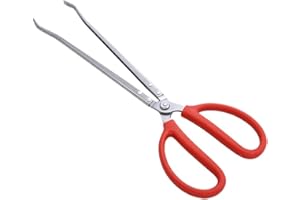 EUROXANTY®, Pinza per afferrare granchi, per barbecue, per frutti di mare, antiscivolo, per la spiaggia, in acciaio inox, da 38 cm